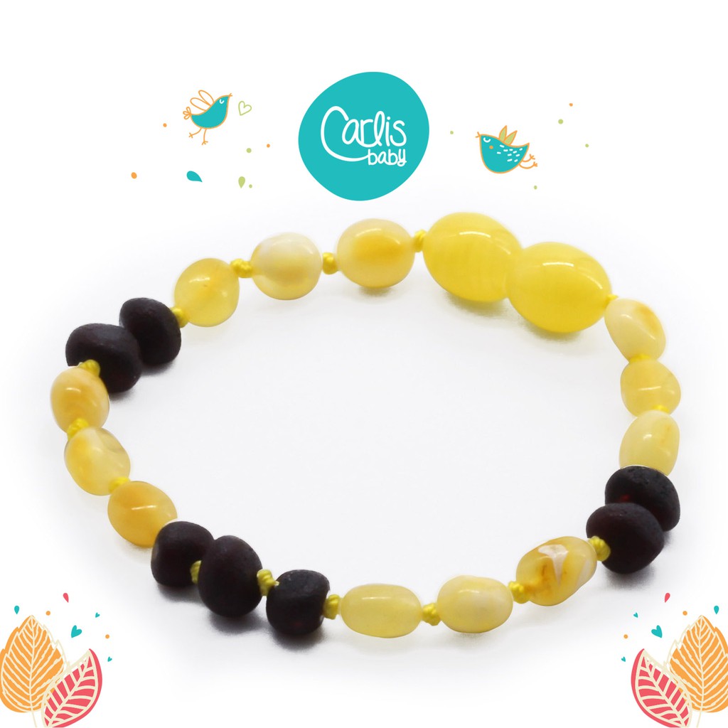 CE130 Gelang Amber Tumbuh Gigi Bayi By Carlis Baby