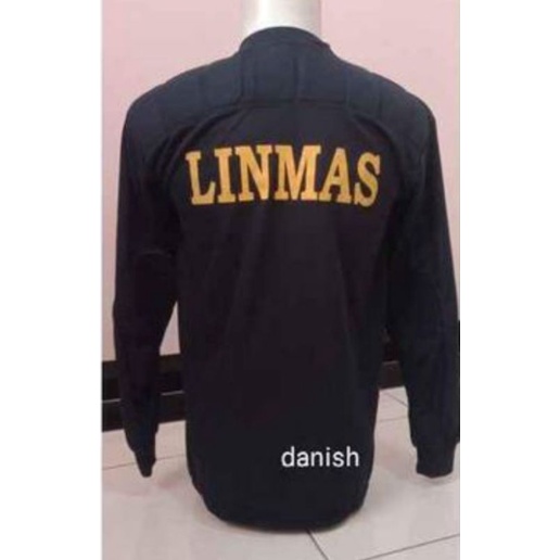 KAOS LINMAS HITAM LENGAN PANJANG