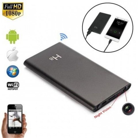 SPY CAMERA WIFI MINI POWERBANK KAMERA KECIL CCTV MINI TERSEMBUNYI TANPA KABEL BENTUK POWER BANK BISA JARAK JAUH SPYCAM IP HIDDEN CAMERA OUTDOOR WIRELESS BISA SAMBUNG HP MURAH FULL HD ALAT KEAMANAN SECURITY JS145