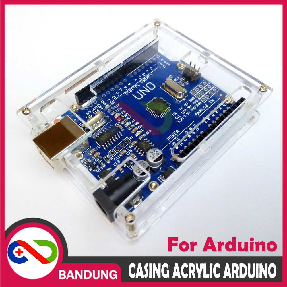 CASING PLASTIC ARDUINO UNO R3 V3 BOX KOTAK CASE ARDUINO