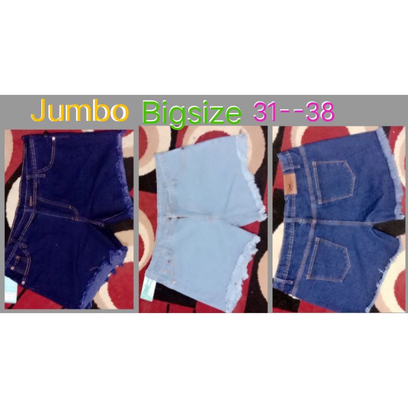 Jumbo Jeans Pendek Sexy Pants 31-38-40/ Celana Hotpants jeans rawis