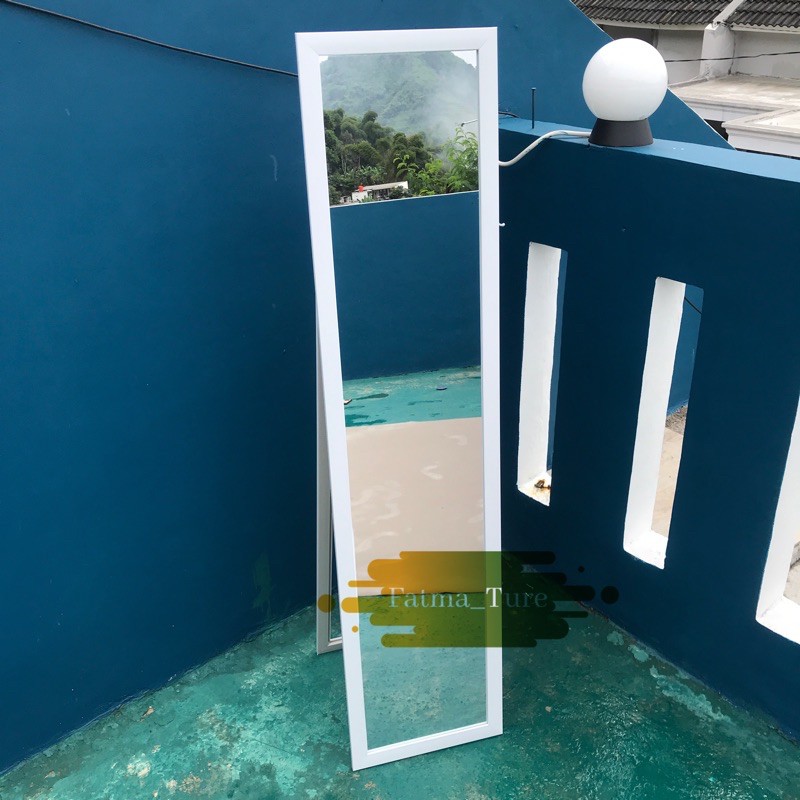 Jual [BANDUNG] 127x30 STANDING MIRROR HARGA EKONOMIS KACA BERDIRI FULL