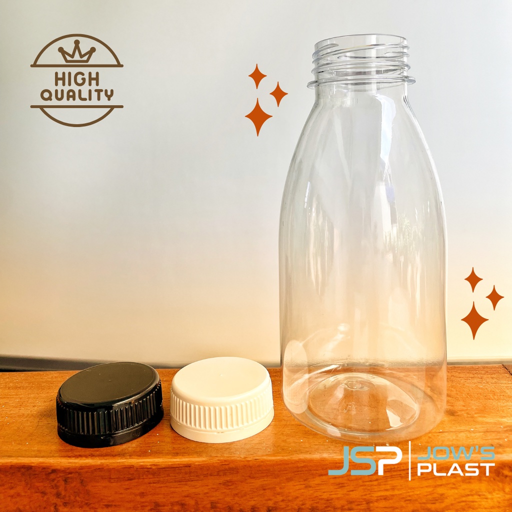 Botol Kale Cantik Super Tebal 350 mL | | PROMO FREE PAKET PACKING AMAN Min. 30 pcs | Botol Anggun Bening Tebal
