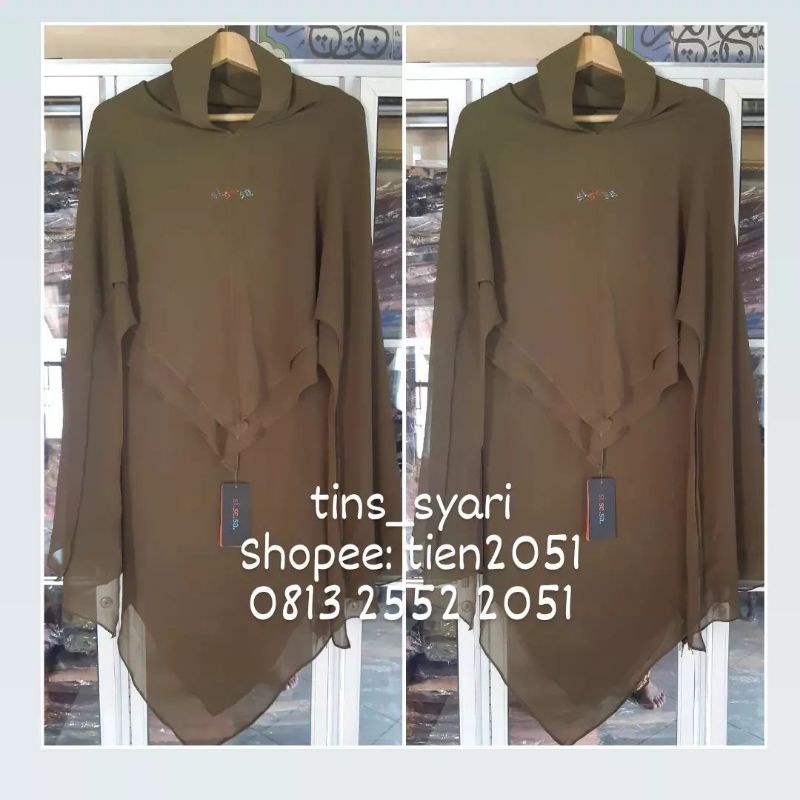Sisesa khimar short naomi army green