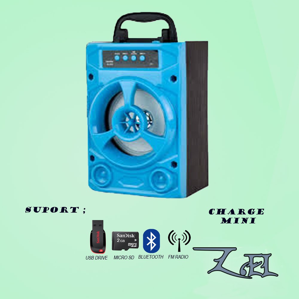 Speaker Bluetooth Portable M-418 - Speker Musik Wireless blutut speker mic bt