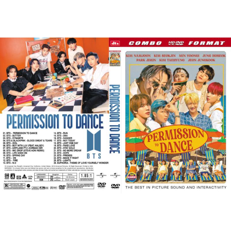 Kaset Dvd Musik BTS PERMISSION TO DANCE