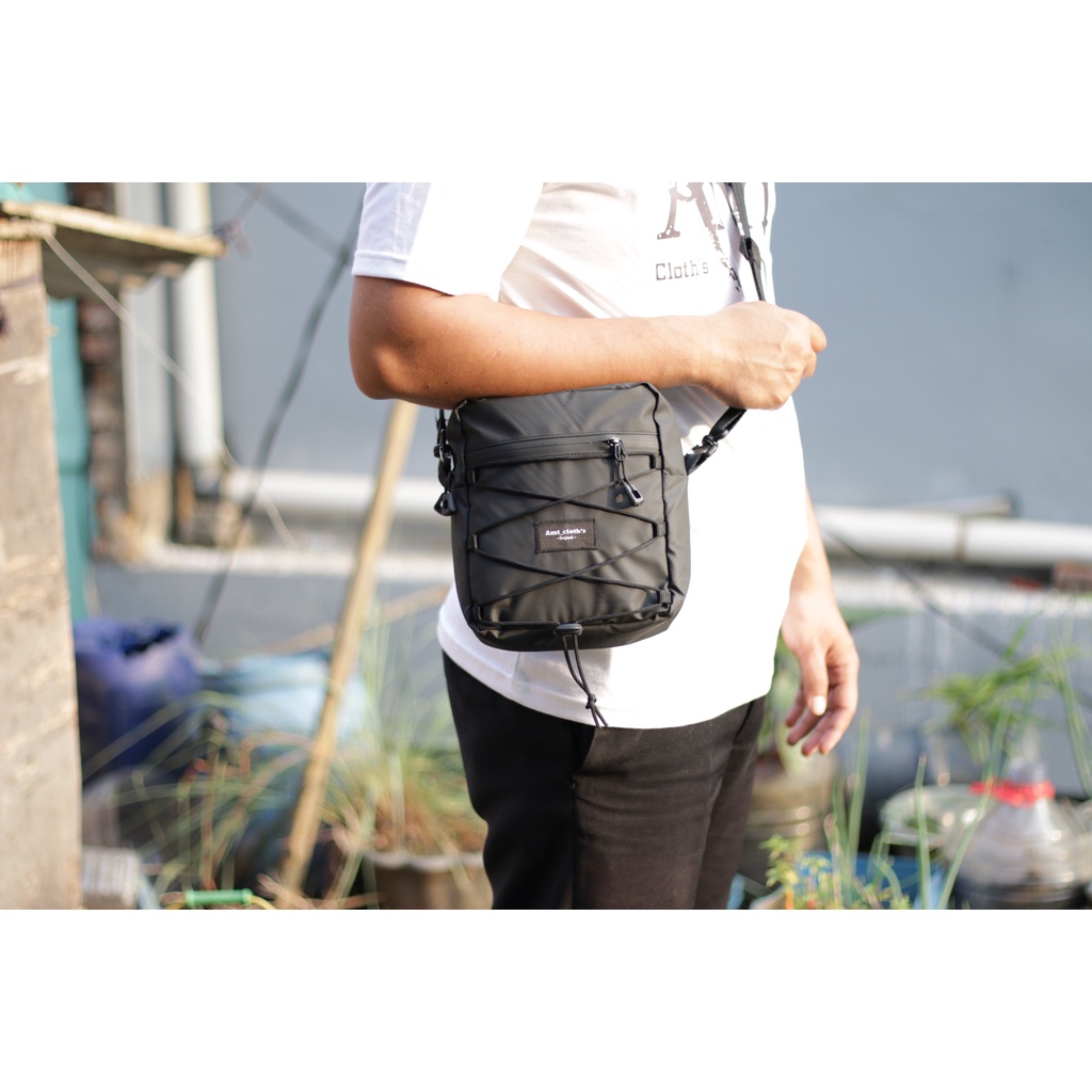 Amt_Cloth'S Tas Selempang Pria Handbag pria wanita selempang pria kotak Tas wanita bahan bimo