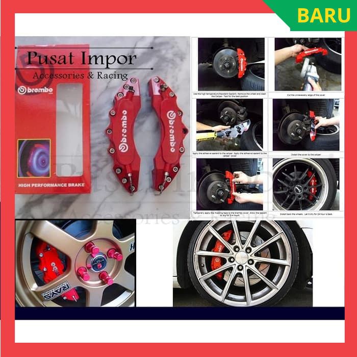 Brembo LARGE Cover Rem Cover Caliper Kaliper Disc Brake Besar BREMBO L