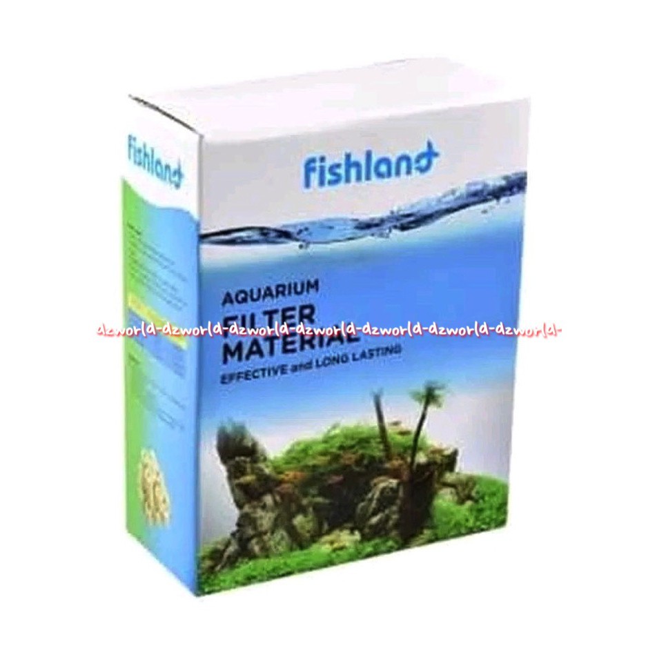 Fishland Aquarium Filter 500gr Material Filter Akuarium Fish Land Keramik Filter Akuarium