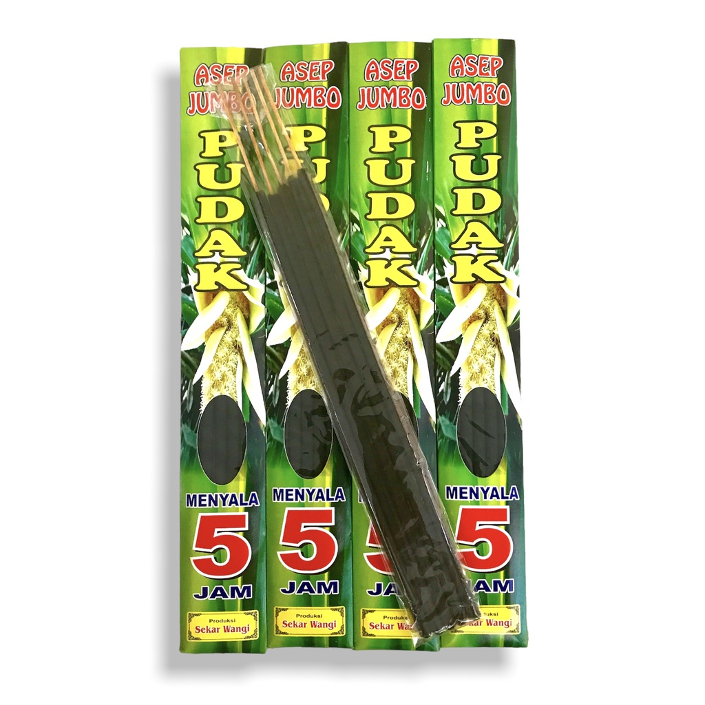 Dupa Hio Jumbo 5 jam Pudak Panjang 40 cm Abu Dingin isi 5 Stick Produksi Sekar Wangi