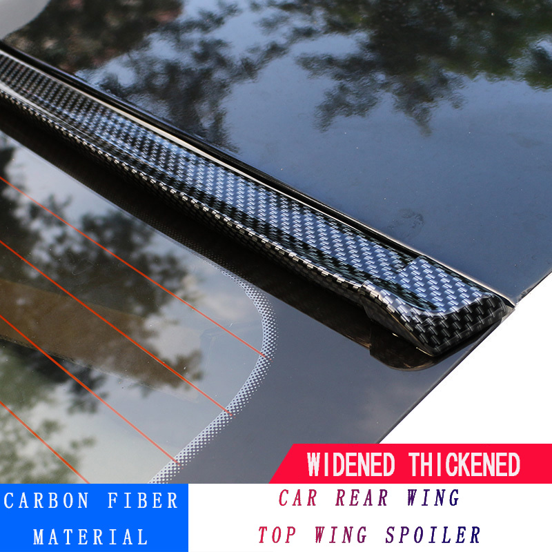 Stiker Spoiler Carbon Fiber 3D Untuk Atap Mobil