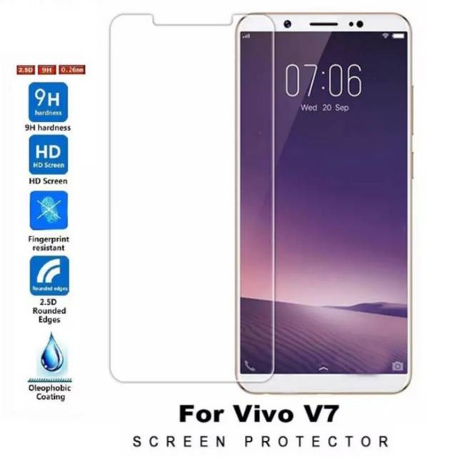 Anti Gores Vivo V7/ V9/ V17 pro tempered glass For Vivo