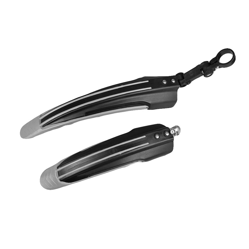 Mudguard Spakbor Sepeda Depan &amp; Belakang Dua Warna - BQ541 - Black