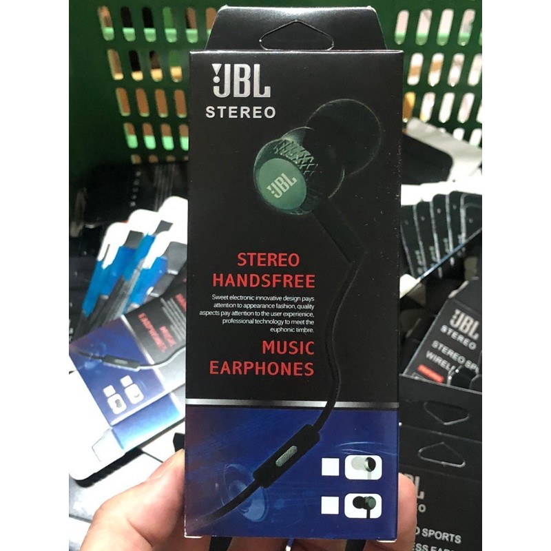 HEADSET 001 + MIC STEREO EXTRA BASS HF SUARA BAGUS PACKING IMPORT