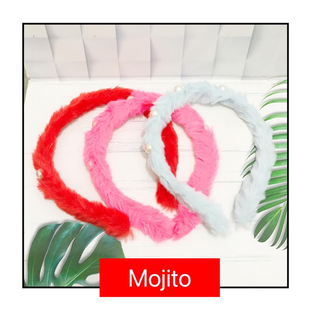 BANDO BULU MUTIARA POLOS / Bando Mutiara Bulu Korea / Bando Bulu Mutiara Korea / Bando Bulu Import /