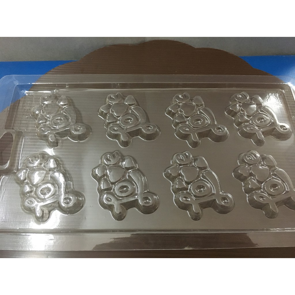 Cetakan Coklat Mika Tulisan Love