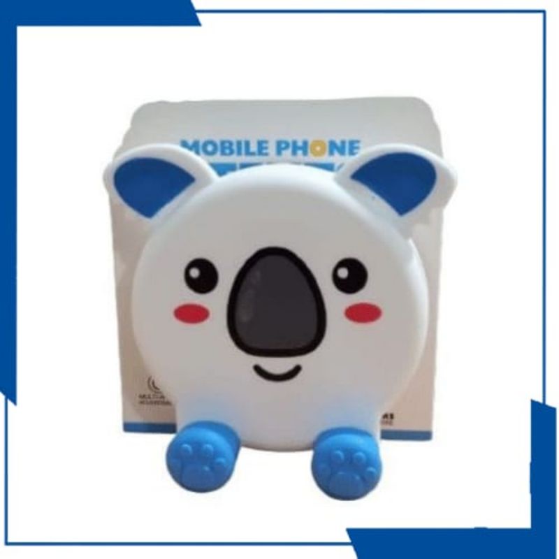 Holder Phone Stand Boneka 3D Cartoon Phone Holder Folding