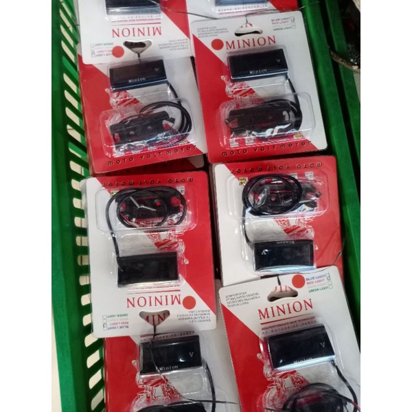 voltmeter accu/volt meter aki/universal untuk semua motor