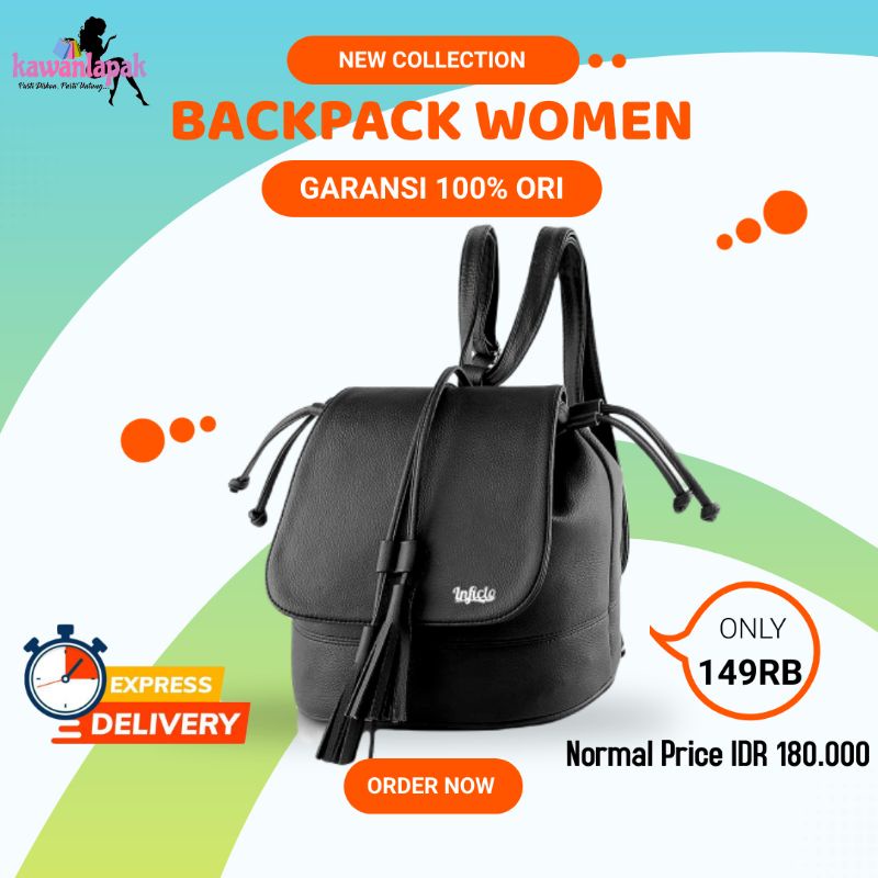 Tas Ransel Mini Wanita Tas Mini Tas Casual Wanita Original Trendy Kekinian Bergaransi