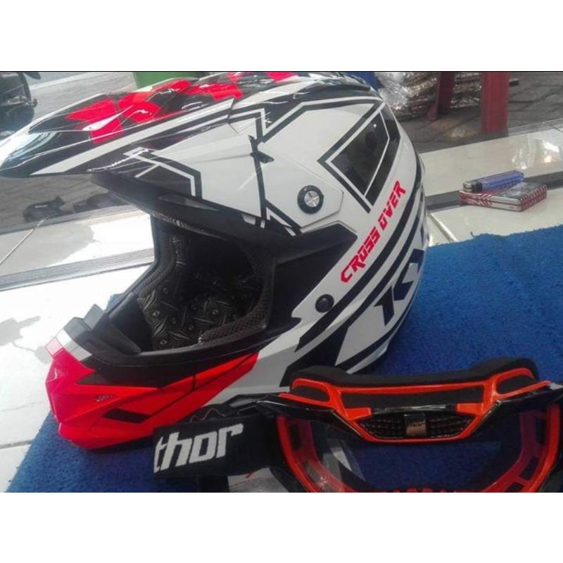 Jual Helm KYT cross second Shopee Indonesia