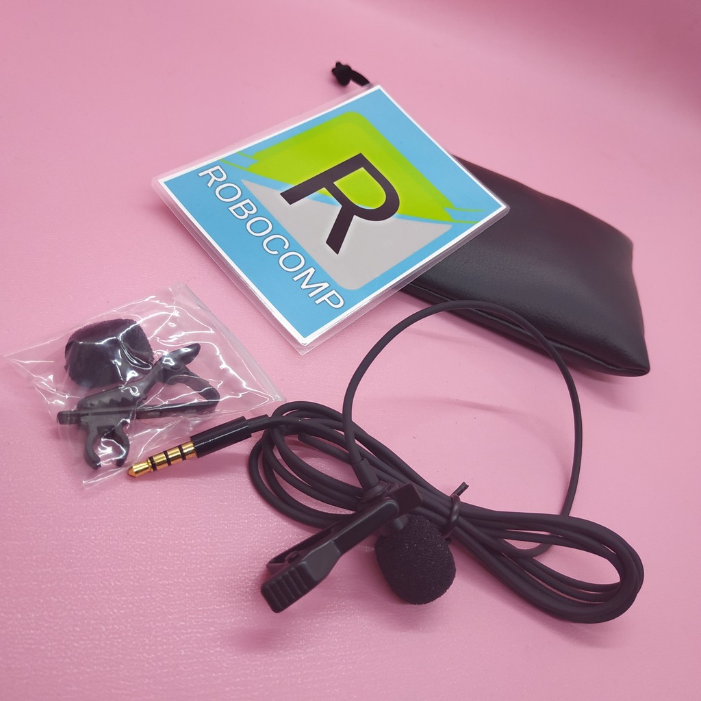 Deluxe 3.5mm Microphone with Clip for Smartphone / Laptop / Tablet PC - EY-510A