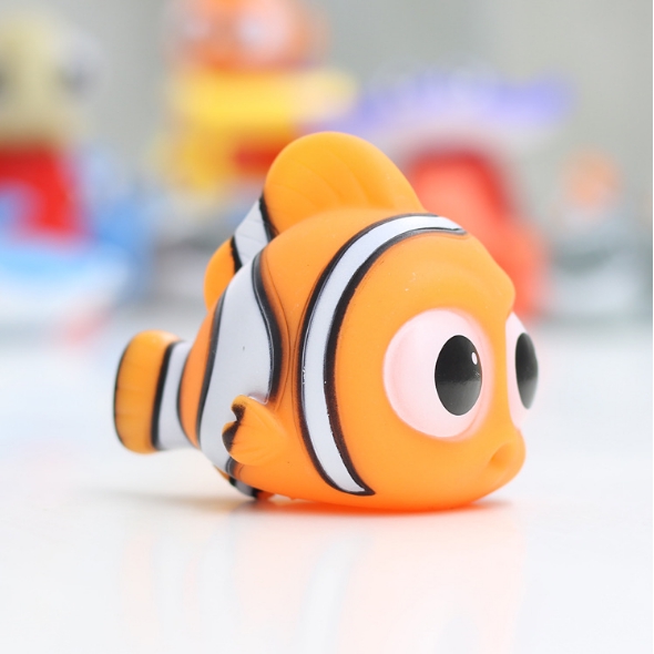 MMTOYS CM-M1 Mainan Mandi Anak Bayi Mainan Karet Ikan Semprot Tembak Air Baby Bath Mainan Edukasi-NEMO