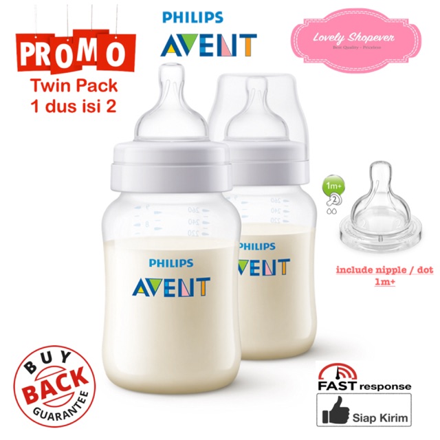 Philips Avent Classic bottle 260ml botol susu SCF563/27