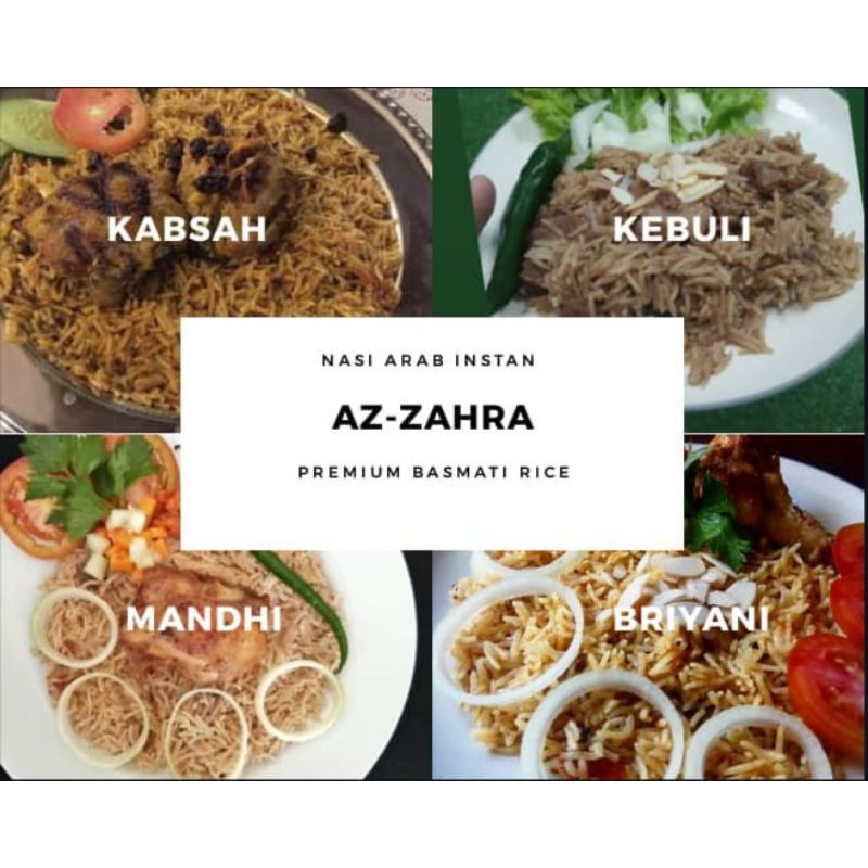 

Az-Zahra Nasi Arab Instan Brasmati Premium Rice (Kebuli, Briyani, Kabsah, Mandhi)