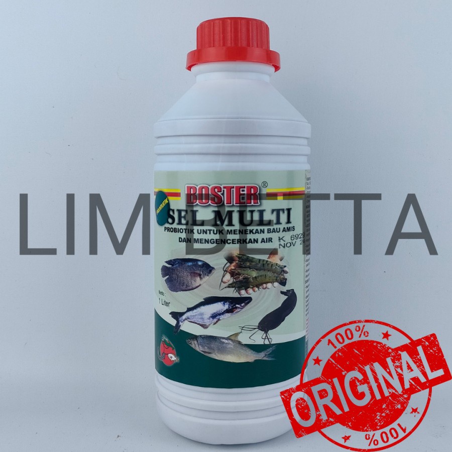 BOSTER SEL MULTI 1 LITER / PROBIOTIK CAIR IKAN DAN UDANG