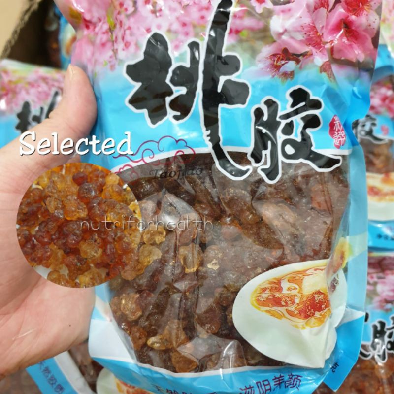 (500gr) PEACH GUM TAO JIAO Grade A+ | Grade Selected