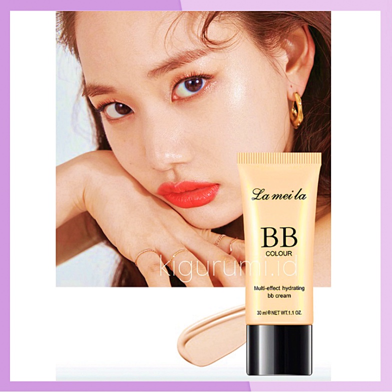 LAMEILA BB Cream Super Moisturizing Liquid Makeup Base Pack Multi Efek Berfungsi Menutupi Noda Hitam Di Wajah LA156