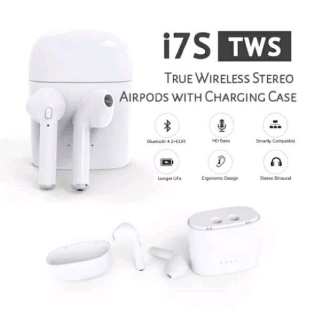 Headset Bluetooth I7S Tws Versi 5 0 Sport True Wireless Earphone Hbq I7S Handsfree