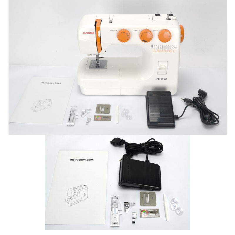 JANOME 3522 Mesin Jahit Portable Multifungsi-4