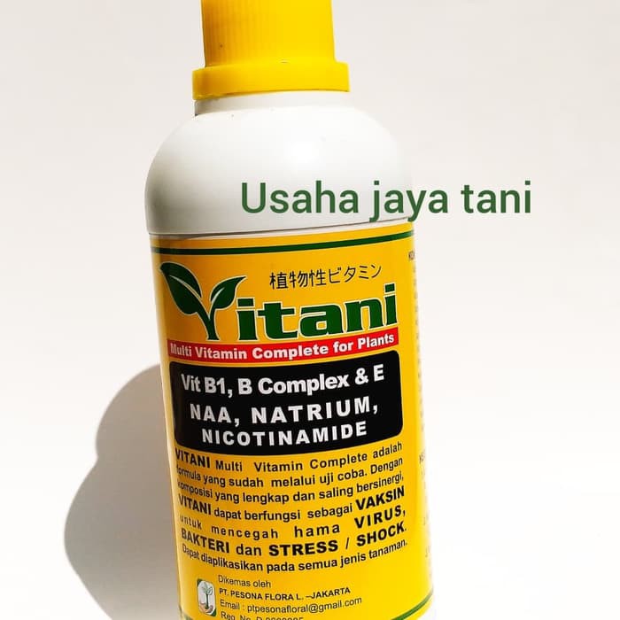 PUPUK TANAMAN CAIR B1 VITANI ANTI STRESS COMPLEX ISI 500ML