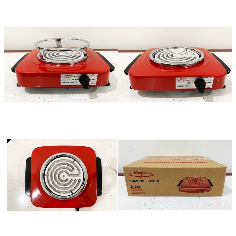 KOMPOR LISTRIK MASPION S - 300 kompor maspion listrik kompor induksi maspion kompor portable