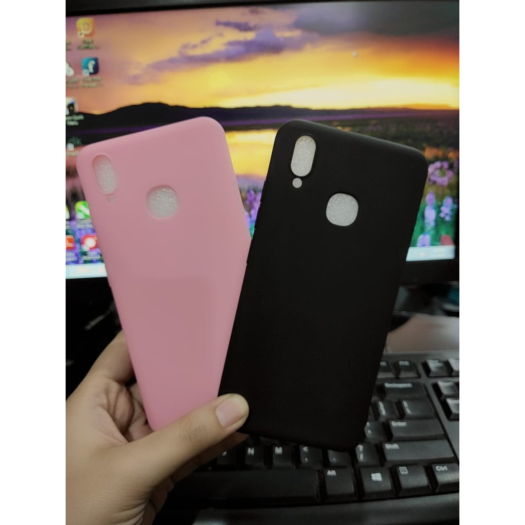 TPU MACARON Vivo Y91 Y95 6.22 Inchi Softcase Silicon Candy Anti Noda No Logo Full Cover