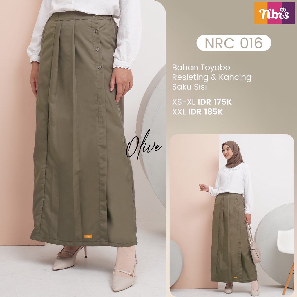 Nibras Rok Celana NRC 16 Bahan Toyobo Bawahan Wanita Simpel Terbaru by Nibras bisa COD