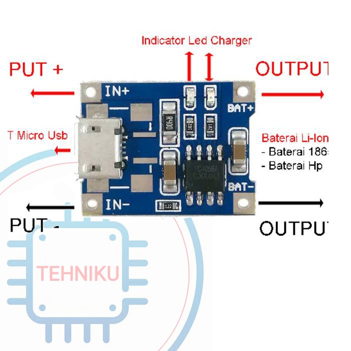 Modul TP4056 1A modul charging