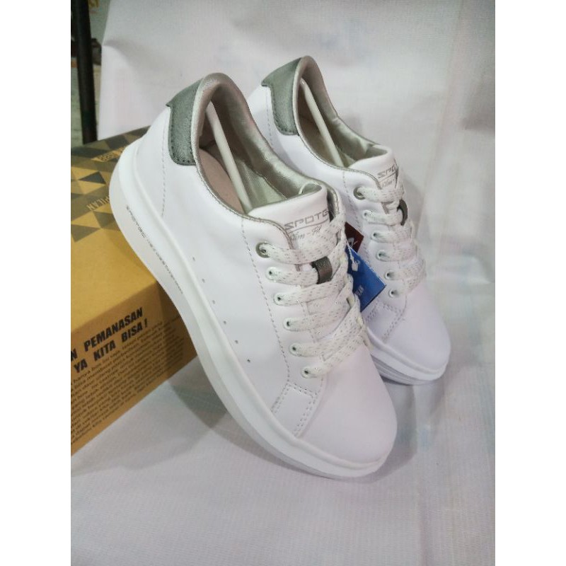 sepatu Spotec Casual putih'polos 37/41