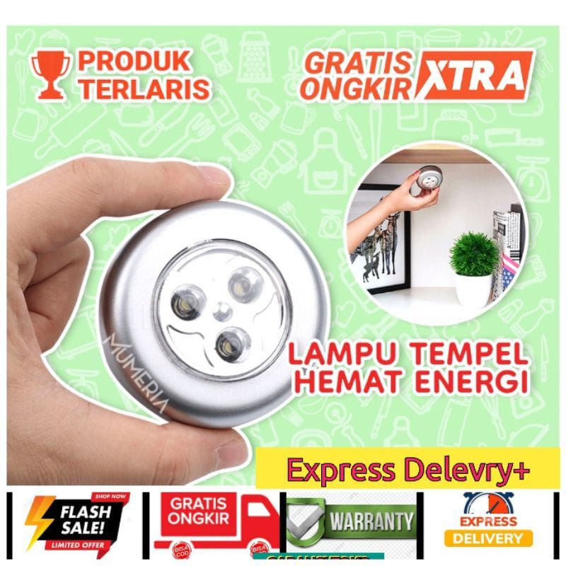 Stick Lamp Lampu Led Tempel Model Stik