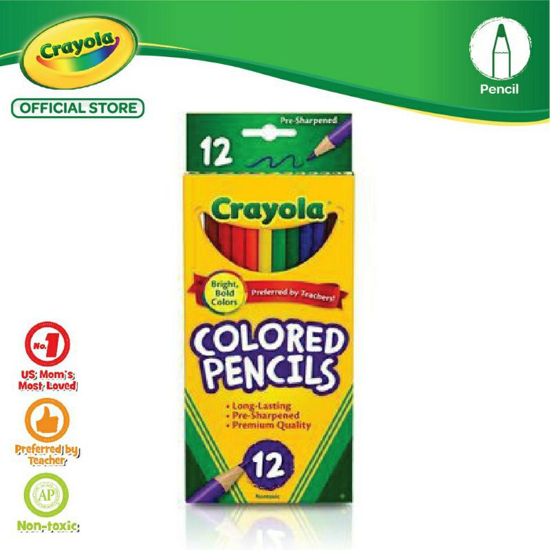 

Crayola Colored Pensil 12 Colour Pencil Crayola