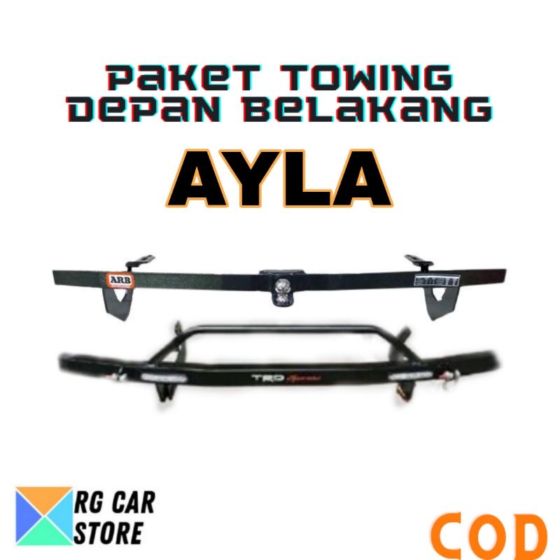 PAKET TOWING AYLA DEPAN BELAKANG ORIGINAL/BUMPER BELAKANG AYLA ORIGINAL