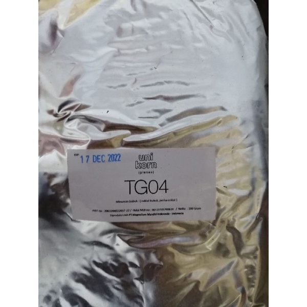 bubuk coklat, taro, banana PT Magnolium Mandiri Indonesia, unikorn pienas, bubuk binggan dan black t