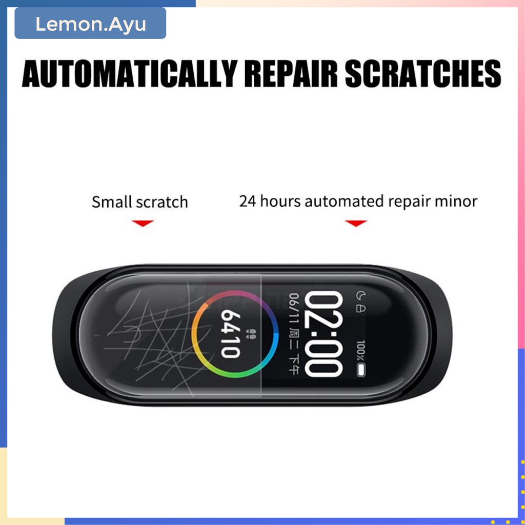 Anti Gores  Screen Protector Film Xiaomi Mi Band 4 5 6 3 Ultra Thin