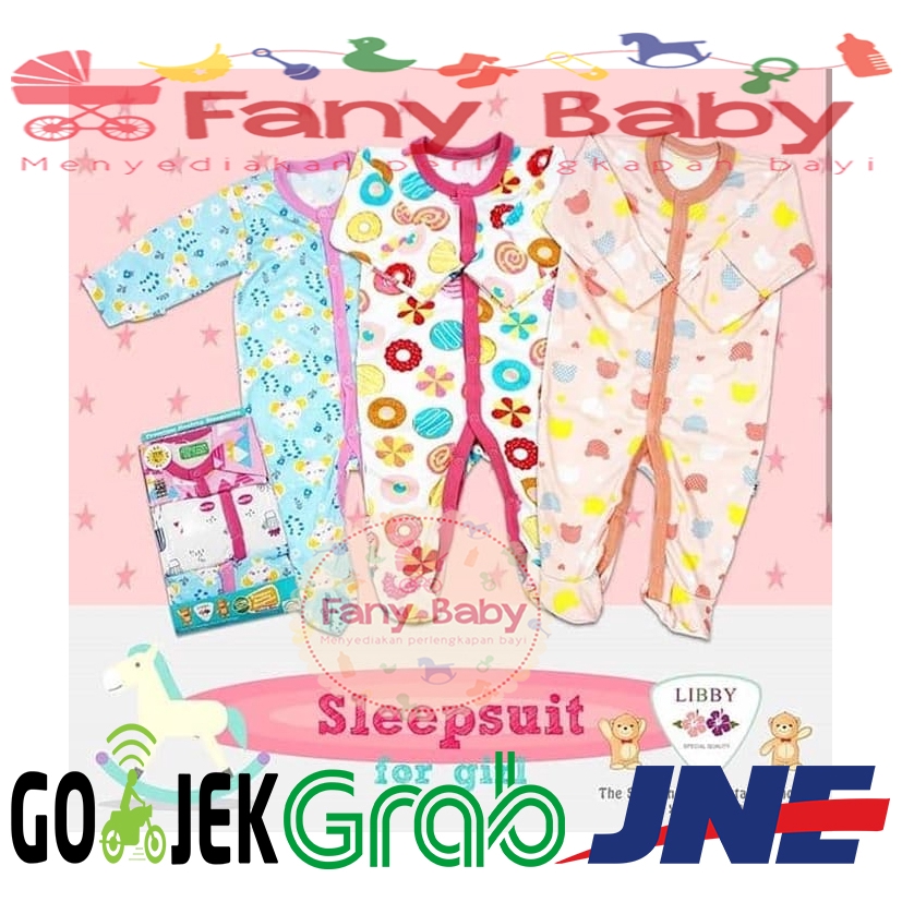 Libby Sleepsuit isi 3pcs