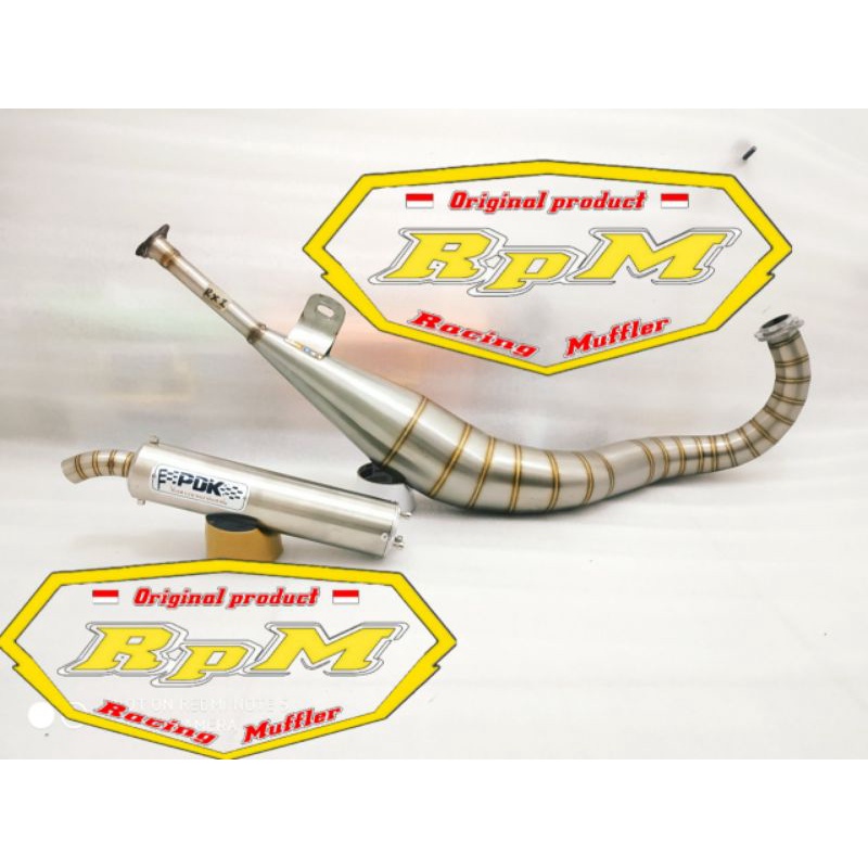 Knalpot PDK Pipe on Yamaha RXZ 135 - RZR - RX Z 135