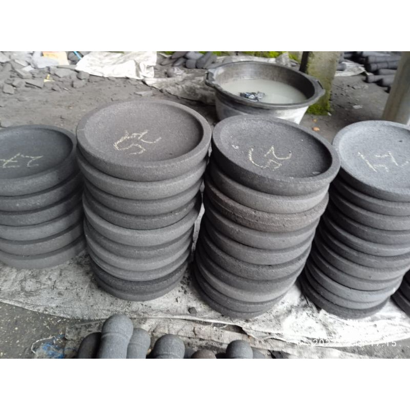 Cobek batu gunung merapi 25cm