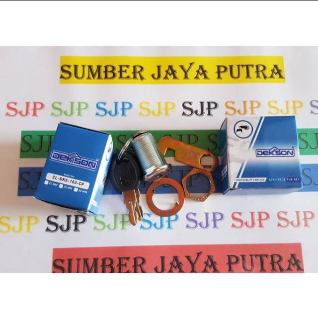 Kunci loker lemari extalase camlock kunci laci lidah 25mm 30mm dekson