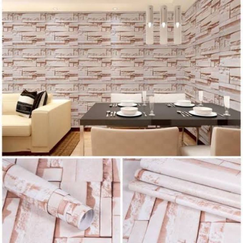 wallpaper dinding motif Batu alam