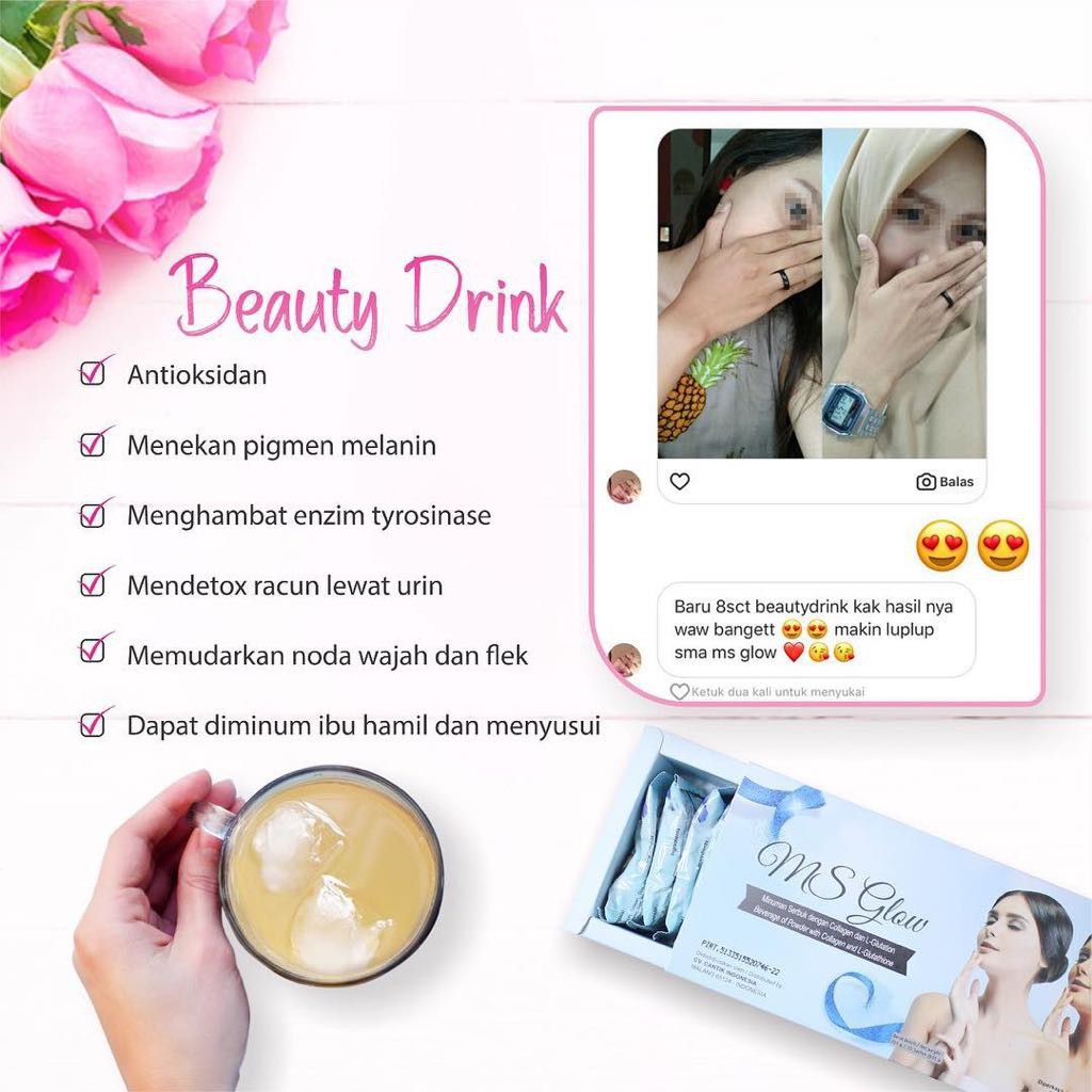 GLUTA DRINK/BEAUTY DRINK MS GLOW